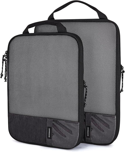 BAGSMART 6 Set /4 Set/2 Set Compression Packing Cubes for Travel, Lightweight Luggage Organizer Bags, Durable Space Saver Bag
