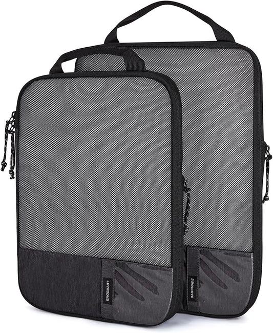 BAGSMART 6 Set /4 Set/2 Set Compression Packing Cubes for Travel, Lightweight Luggage Organizer Bags, Durable Space Saver Bag
