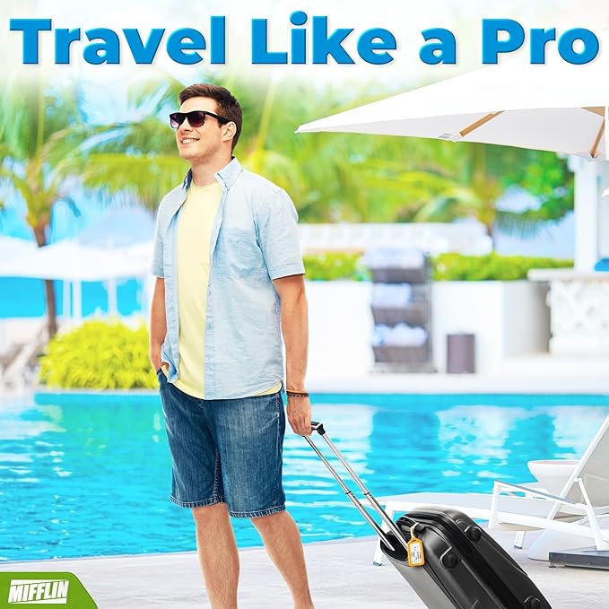 Luggage Tags (Variety, 50 PK), Bag Tag for Baggage, Suitcase Tags Bulk