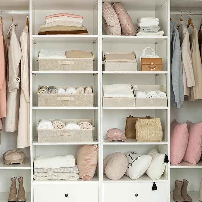 GRANNY SAYS Storage Baskets for Shelves, Closet Organizer Bin and Clothes Storage Bins, Trapezoid Storage Bins, Clothing Bins