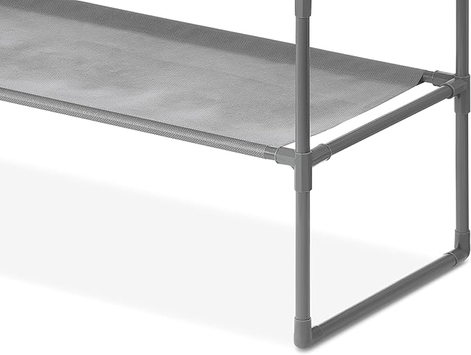 Whitmor Spacemaker 6-Tier Shelves, Gunmetal
