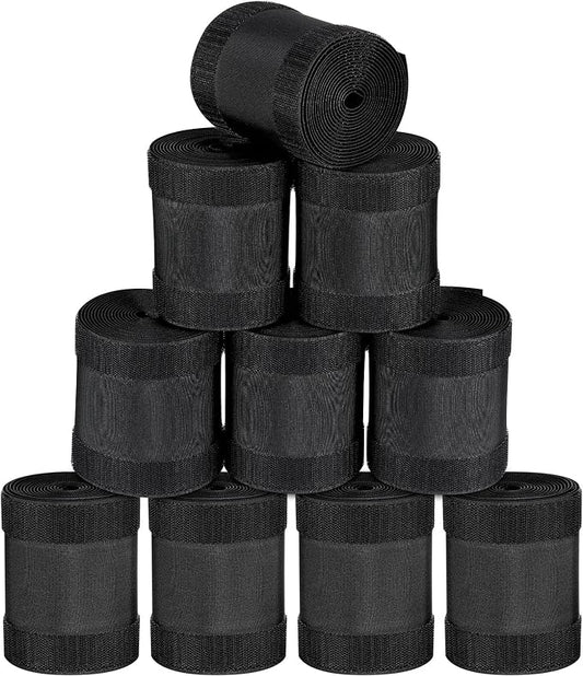 WILLBOND Carpet Cord Cover Cable Protector Floor Cover Cable Protector Management Only for Commercial Office Carpet(98.43 ft,Black)