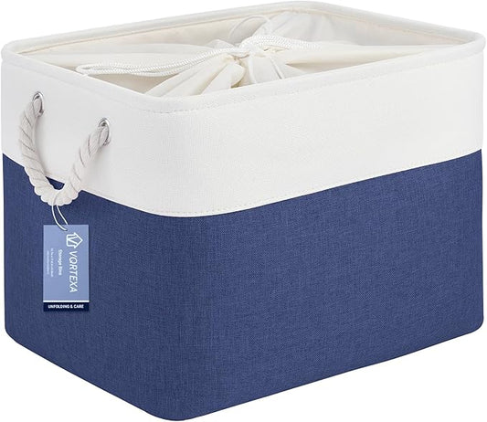 Large Storage Baskets- 16x12x12 inch Storage Bins for Shelves and Closet Organizing, Foldable Fabric Bin for Home Organizatio