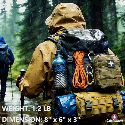 Carlebben EMT Pouch MOLLE Ifak Pouch Tactical MOLLE Medical First Aid Kit Utilit Camouflage