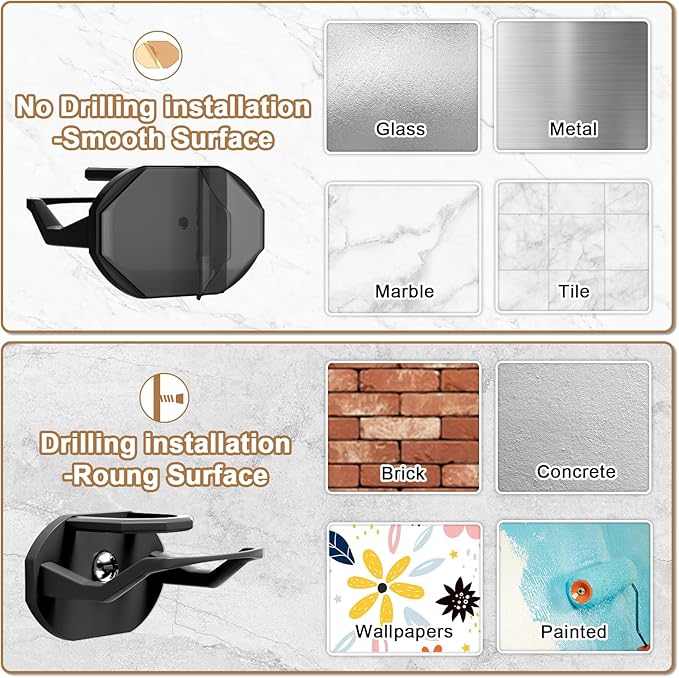 36 Pack Adhesive Hat Hooks for Wall, Super Strong Hat Rack for Baseball Caps, Hat Organizer Display for Home Decor, Hat Hange