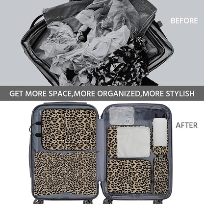 7 Pcs Compression Packing Cubes for Travel, Waterproof Suitcase Luggage Backpack Organizer with Toiletry Bag Travel Essential
