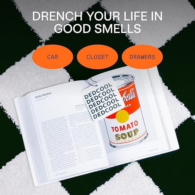 DedCool Air Freshener | Fragrance 03 | Hanging Odor Eliminator for Cars, Closets & Drawers | Juniper Berries, Pomelo & Saffro