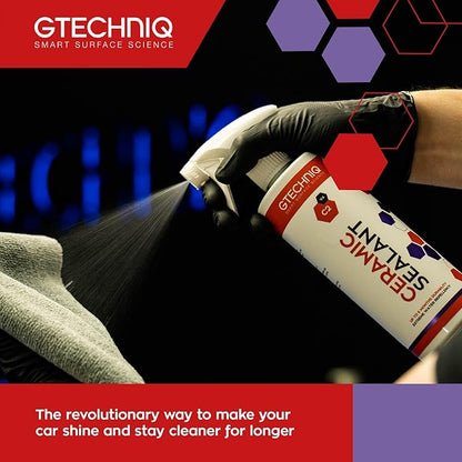 Gtechniq C2 Ceramic Sealant for Cars 1L | Quick Spray-On Paint Protection, Hydrophobic Barrier Repels Dirt & Water, Long-Last
