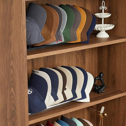 MACOPRO Hat Organizer for Baseball Caps for wall,2 Pack Cap Racks, Rack Hanger Storage Display Holder Hooks Stand for Closet 