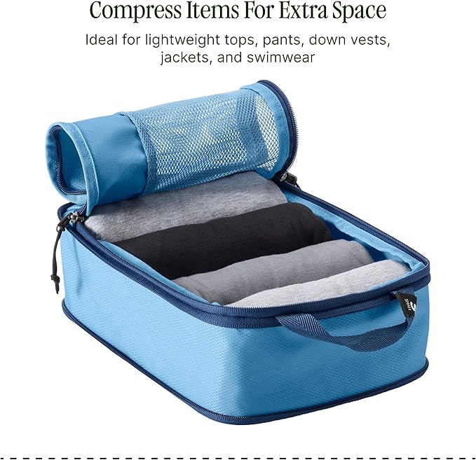 Eagle Creek Pack-It Specter Compression Packing Cubes - Durable, Ultra-Lightweight and Water-Resistant Ripstop Fabric Suitcas