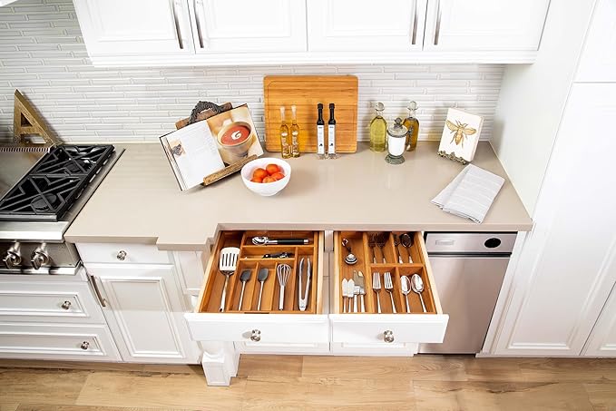 Classics Bamboo Expandable Drawer Organizer