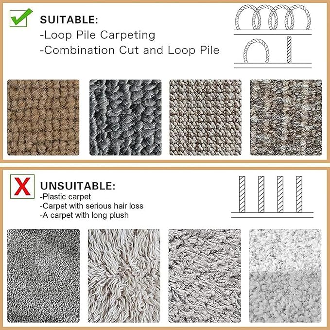 WILLBOND Carpet Cord Cover Cable Protector Floor Cover Cable Protector Management Only for Commercial Office Carpet(196.85 ft,Black)