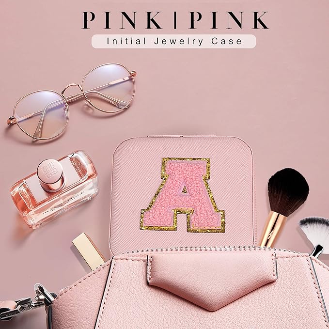 Parima Teen Girl Gifts Trendy Stuff for Girls, Pink Jewelry Box for Teen Girl | Travel Must Have Jewelry Box for Girls | Birt