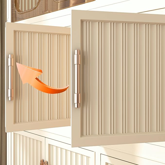 Leavader Portable Wardrobe Closet Storage Organizer for Clothes, Large Collapsible Plastic Wardrobe with Wheels, Foldable Clo