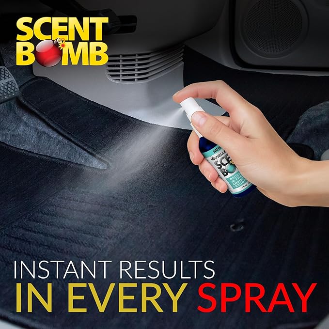 Scent Bomb Air Freshener Spray, Long-Lasting Odor Eliminator - Effective Deodorizer for Home & Car, Fresh Room Spray for Kitc