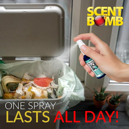 Scent Bomb Air Freshener Spray, Long-Lasting Odor Eliminator - Effective Deodorizer for Home & Car, Fresh Room Spray for Kitc
