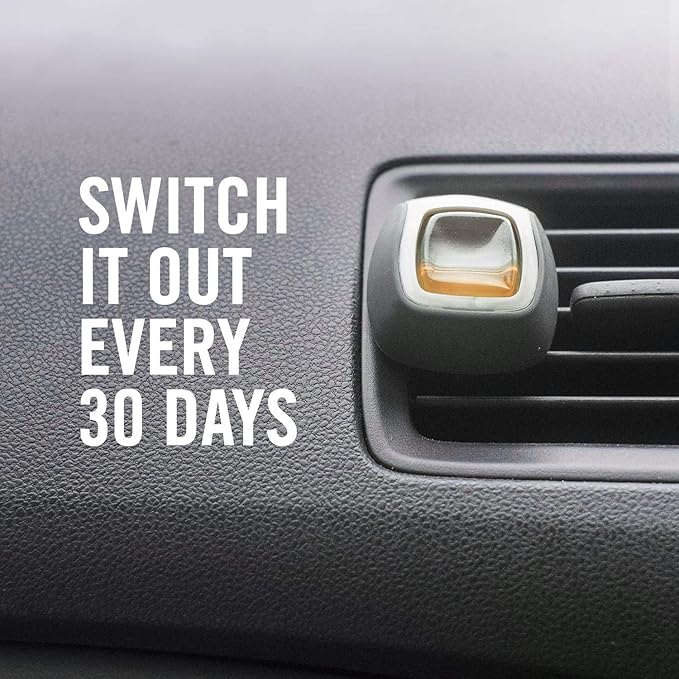 Febreze Car Odor-Eliminating Air Freshener Vent Clip with Gain Scent, Moonlight Breeze, 2 count