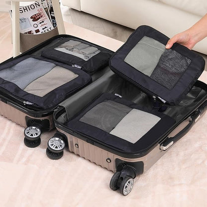 Ultralight Compression Packing Cubes Travel for Suitcases ，Compressible Mesh Packing Cubes for Travel Women Packing Organizer