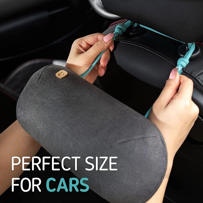 Car Air Freshener - Lasts 365+ Days No Chemicals 100% Activated Bamboo Charcoal Fragrance-Free Deodorizer, Natural Auto Odor 