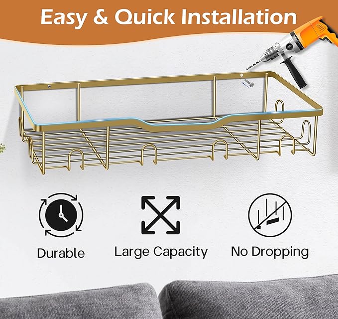 KEETDY Metal Hat Organizer for Baseball Caps Wall Hat Rack Fit 48 Caps Holder, 2 Packs Sturdy Wall Mounted Hat Storage Organi