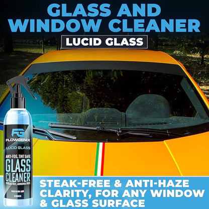 Grand Slam 4-Pack Includes Waterless Car Wash Spray + Instant Car Scratch Remover Repair + Streak Free Window and Glass Clean