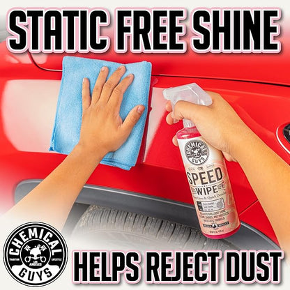 Chemical Guys WAC_202_16 Speed Wipe Quick Detailer, Safe for Cars, Trucks, SUVs, Motorcycles, RVs & More, 16 fl oz, Cherry Sc