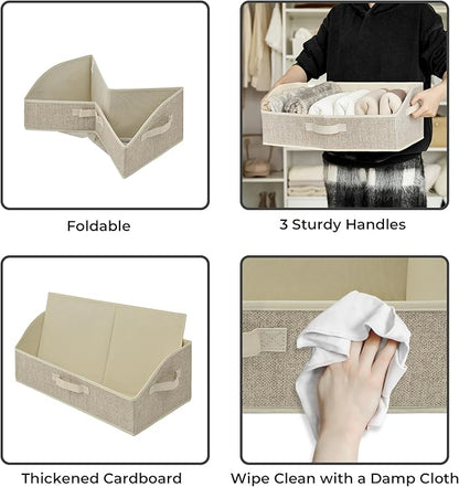 GRANNY SAYS Storage Baskets for Shelves, Closet Organizer Bin and Clothes Storage Bins, Trapezoid Storage Bins, Clothing Bins