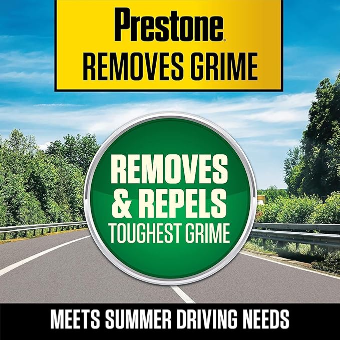 Prestone AS657 Bug Wash Windshield Washer Fluid, 1 Gallon (Pack of 2)