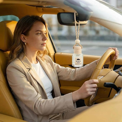 Plant-Powered Car Air Freshener 4-Pack, Essential Oil Hanging Car Diffuser for Rearview Mirror, Long Lasting Odor Eliminator,