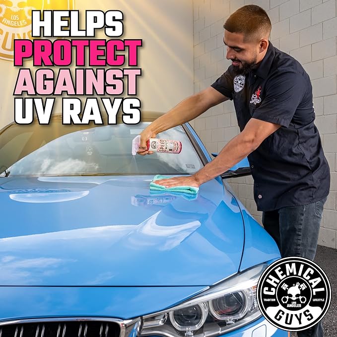Chemical Guys WAC_202_16 Speed Wipe Quick Detailer, Safe for Cars, Trucks, SUVs, Motorcycles, RVs & More, 16 fl oz, Cherry Sc
