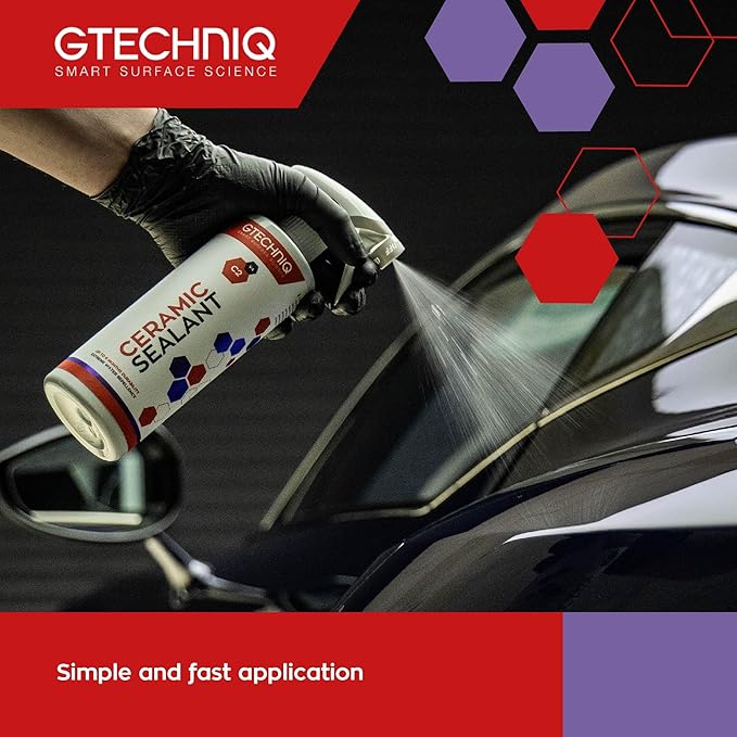 Gtechniq C2 Ceramic Sealant for Cars 1L | Quick Spray-On Paint Protection, Hydrophobic Barrier Repels Dirt & Water, Long-Last