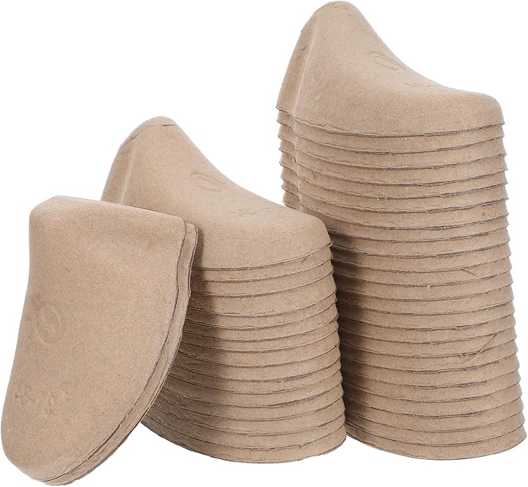 DECHOUS 20pcs Paper Shoe Tree Inserts - Kids Sneaker Shoe Shaper Stretcher Anti-crease Protector Boot Holder for Children Eur31-34