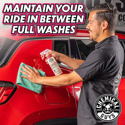 Chemical Guys WAC_202_16 Speed Wipe Quick Detailer, Safe for Cars, Trucks, SUVs, Motorcycles, RVs & More, 16 fl oz, Cherry Sc