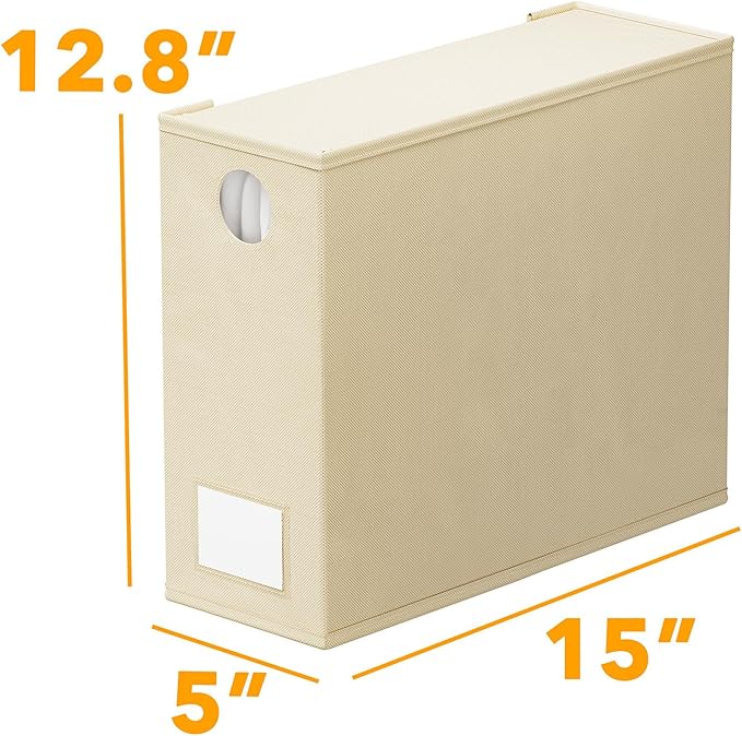 SpaceAid 6 Pack Bed Sheet Organizers and Storage, Foldable Sheet Organizer with Window for Linen Closet, Set Folder Keeper fo