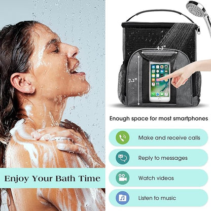 Attmu Mesh Shower Caddy Portable Dorm Tote Bag, Quick Dry Hanging Toiletry Bag, Large Capacity Shower Bag for College Dorm Ro