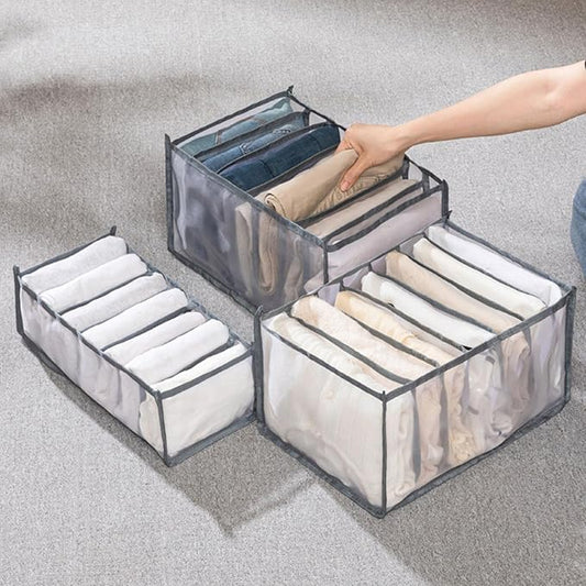 5PCS Wardrobe Clothes Organizer - Foldable Closet Drawer Organizer for Clothes, Portable Closet Organizers and Storage Bins, 