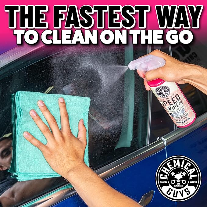 Chemical Guys WAC_202_16 Speed Wipe Quick Detailer, Safe for Cars, Trucks, SUVs, Motorcycles, RVs & More, 16 fl oz, Cherry Sc