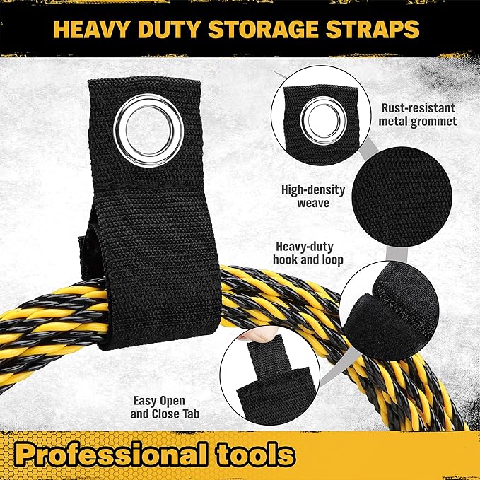 ELEAD 28-Piece Pegboard Hooks with Extension Straps, Heavy Duty Organizer Pegboard Accessories Fit for 1/4" Pegboard, Peg Boa