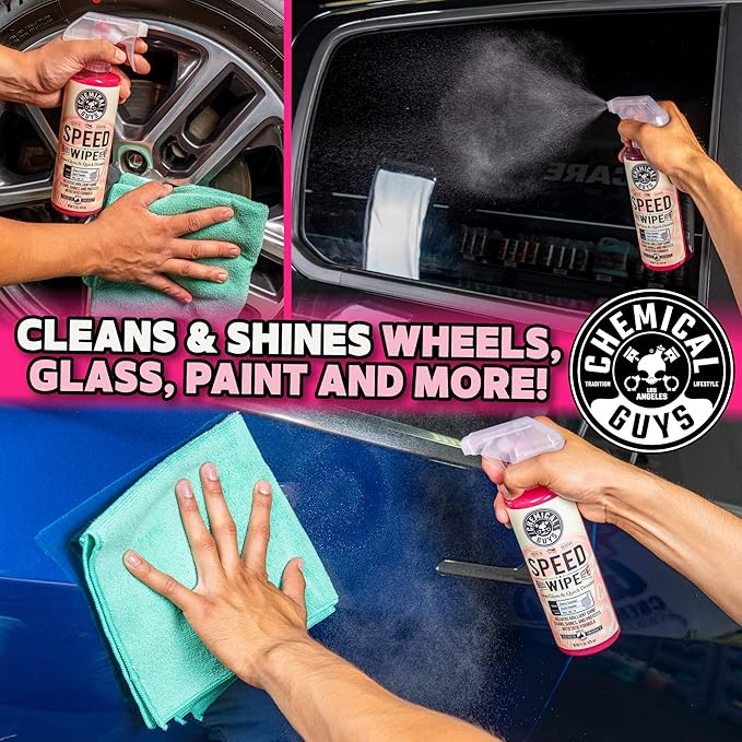Chemical Guys WAC_202_16 Speed Wipe Quick Detailer, Safe for Cars, Trucks, SUVs, Motorcycles, RVs & More, 16 fl oz, Cherry Sc