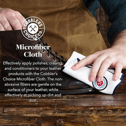 Cobbler's Choice Leather Conditioner, Brush, and Polishing Cloth Kit