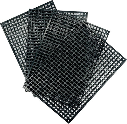 Organizer Genie - Four Black Pegboard Set to organize your Sockets, Wrenches, Pliers, Screwdrivers, Bits and All Other Tools