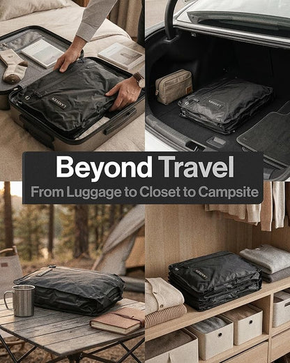 Vacuum Packing Bags for Travel – cordless travel vacuum bag set, Save 60% Space, Maximize Storage, Vacuum Packing Cubes, TSA 
